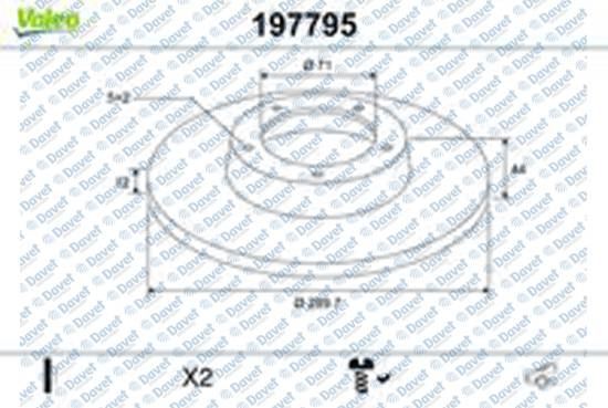 VALEO 197795 Arka Fren Diski Aynasi Arka Peugeot 508 [X2)  ####